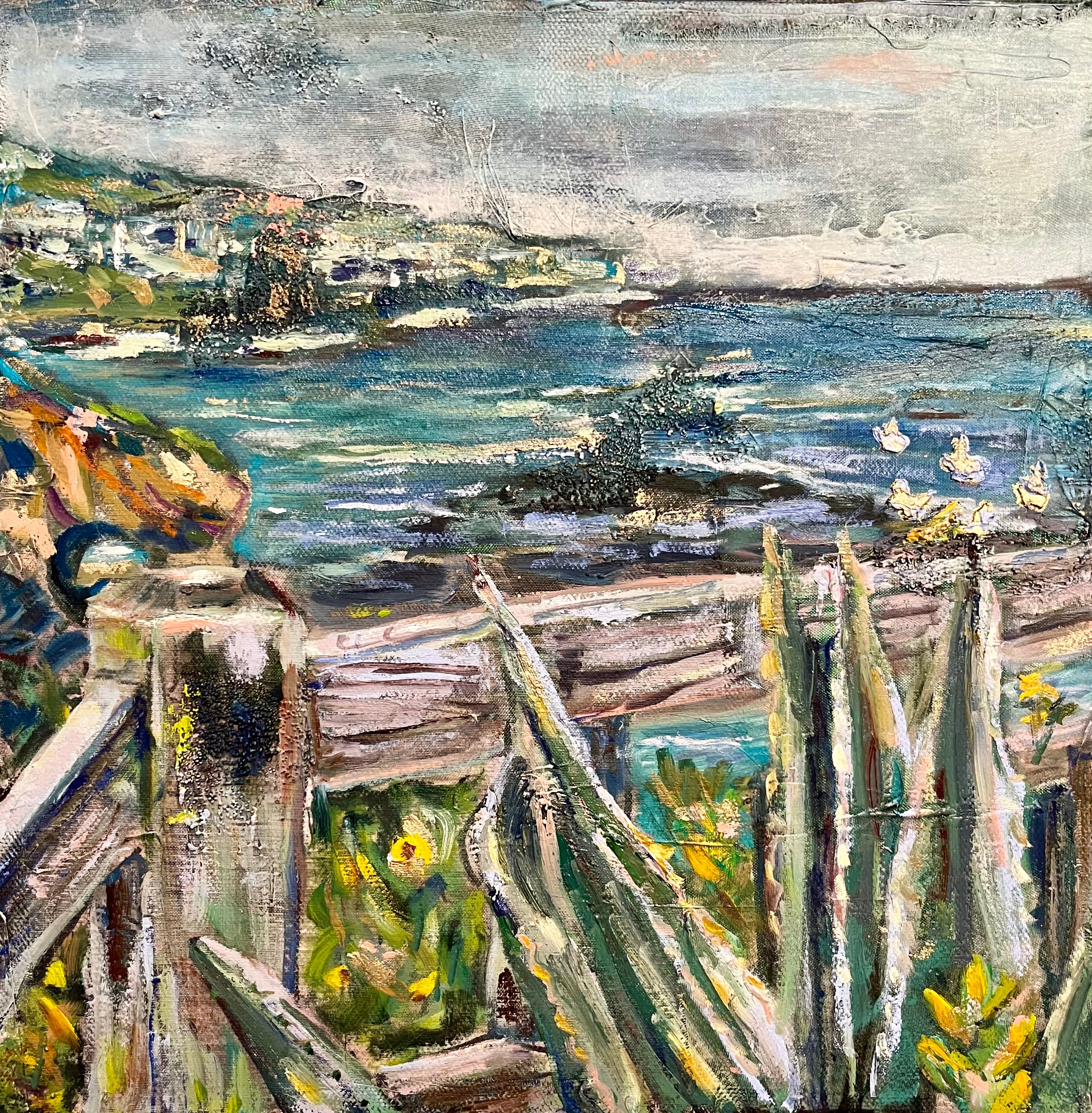 TREASURE ISLAND TUNNEL VIEW 12"x12"