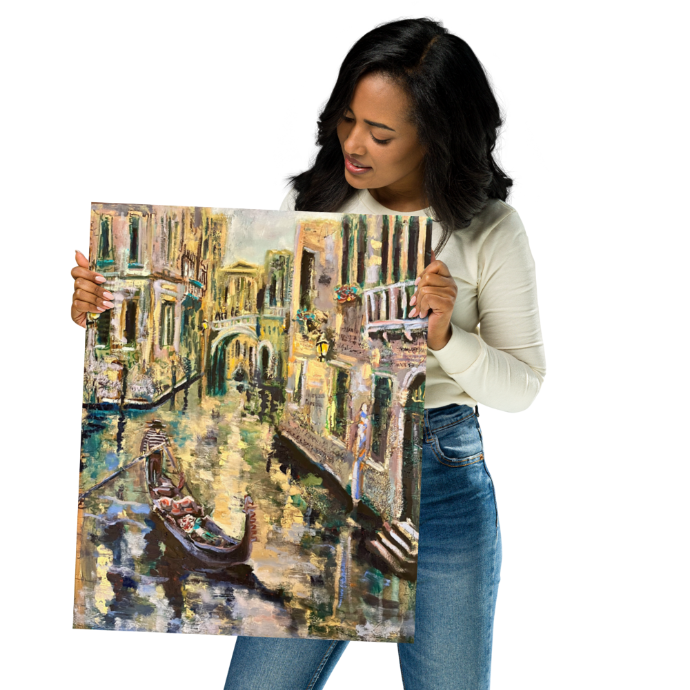 Special Delivery Via the Canal”  20″ × 16″ Fine Art Poster Print
