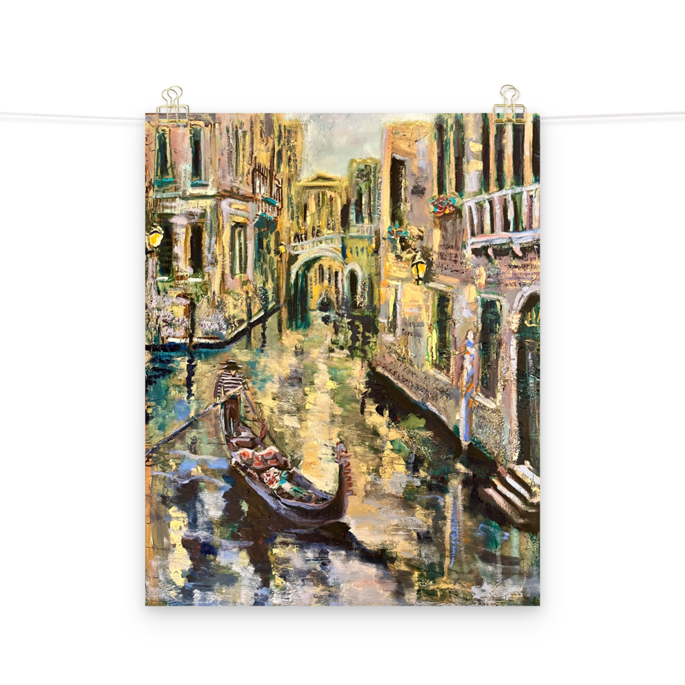 Special Delivery Via the Canal”  20″ × 16″ Fine Art Poster Print