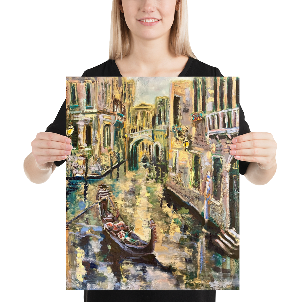 Special Delivery Via the Canal”  20″ × 16″ Fine Art Poster Print