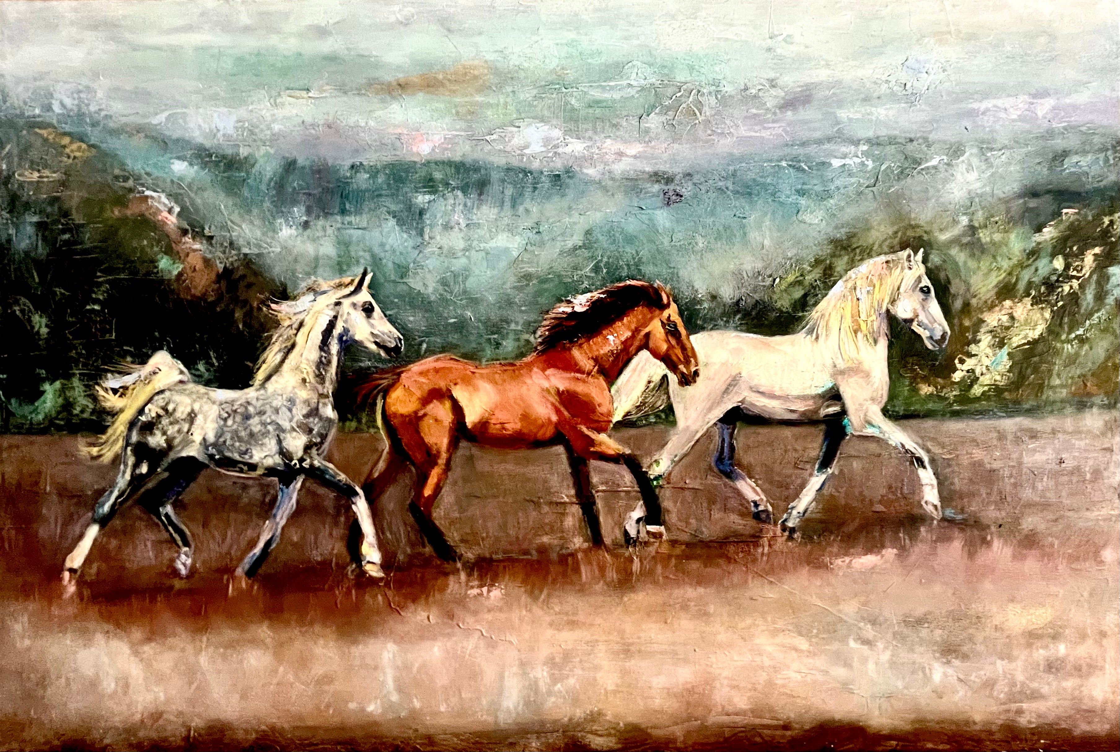 TRANQUIL HORIZON WALK 24” x 36”