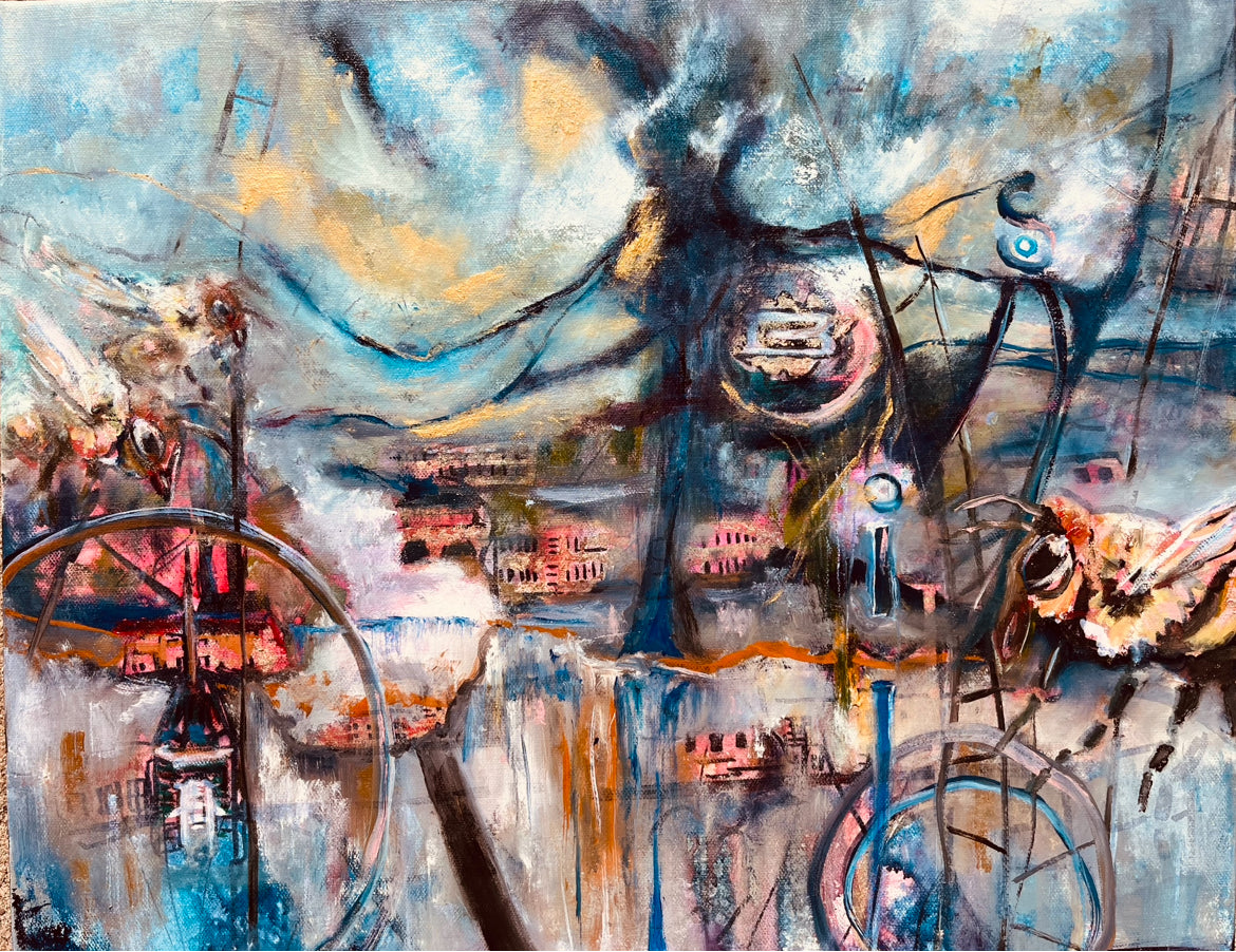 MONSOON OVER BISBEE 16” x 20”