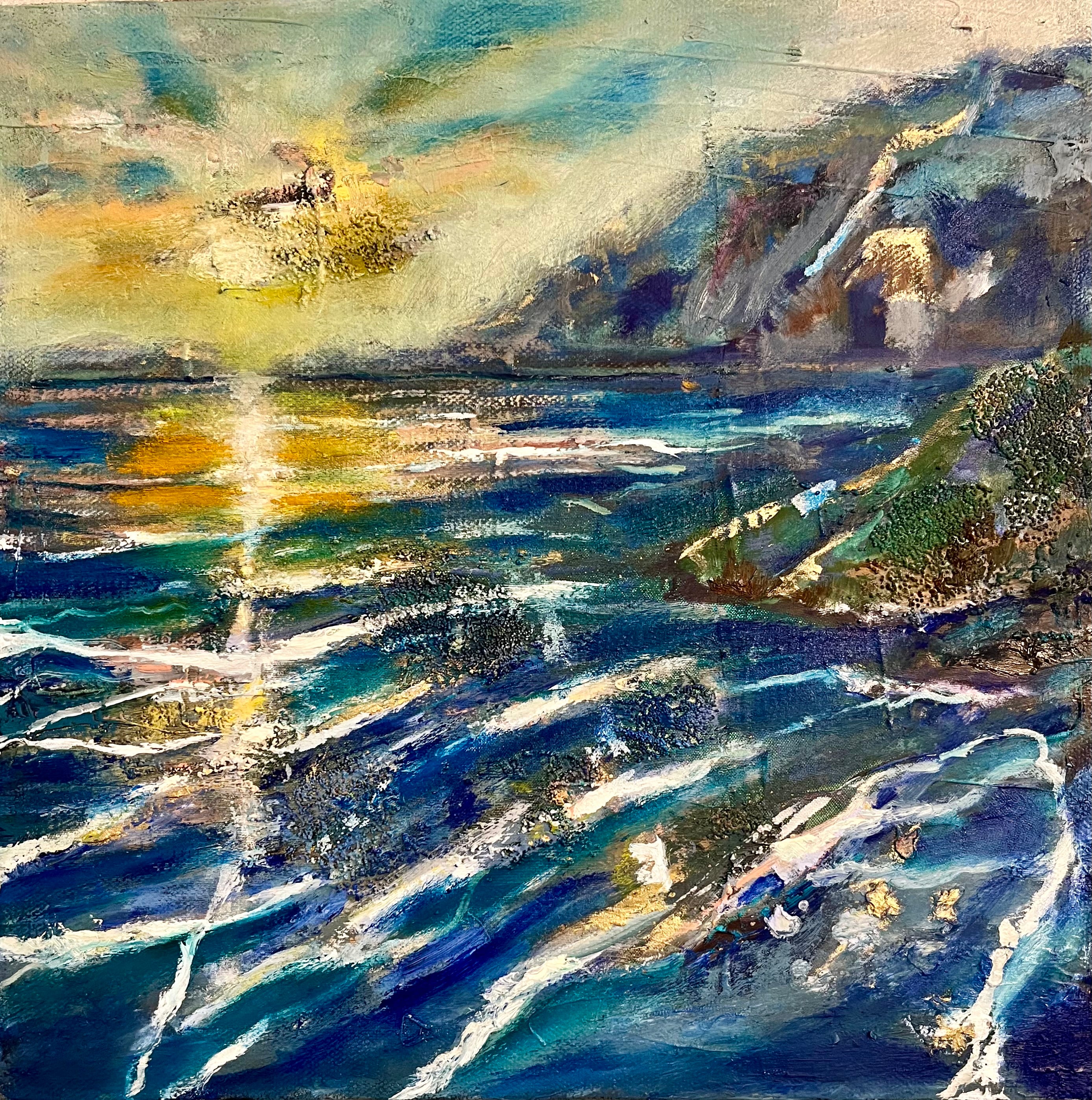 SUNRISE IN THE BAY 12” x 12”