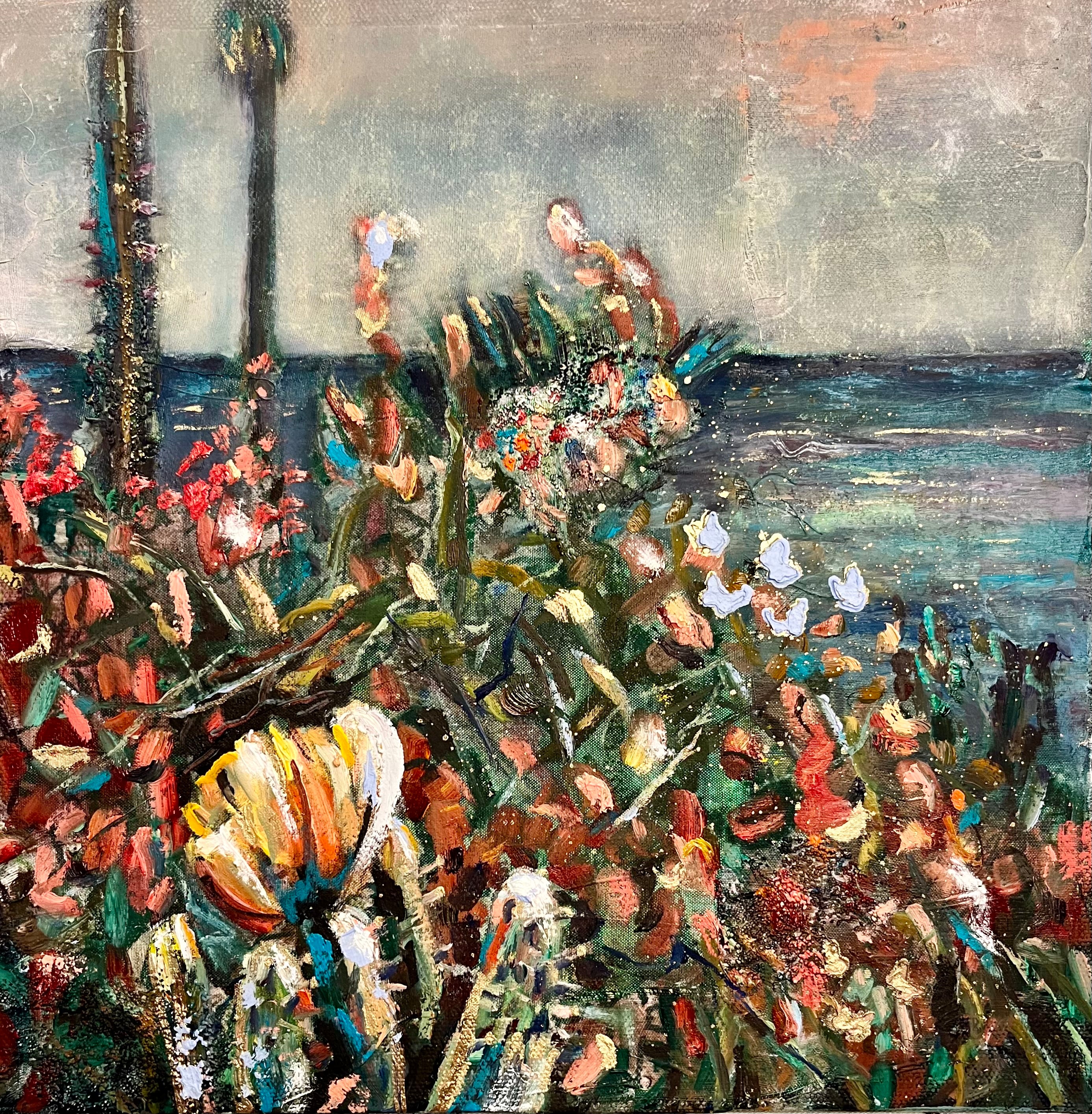 HAPPY YELLOW BLOOM 12"x12"