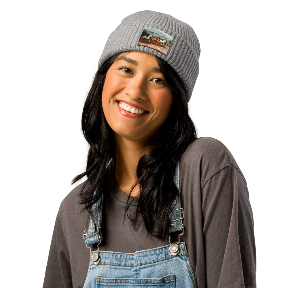 Tranquil Horizon Walk Fisherman Beanie