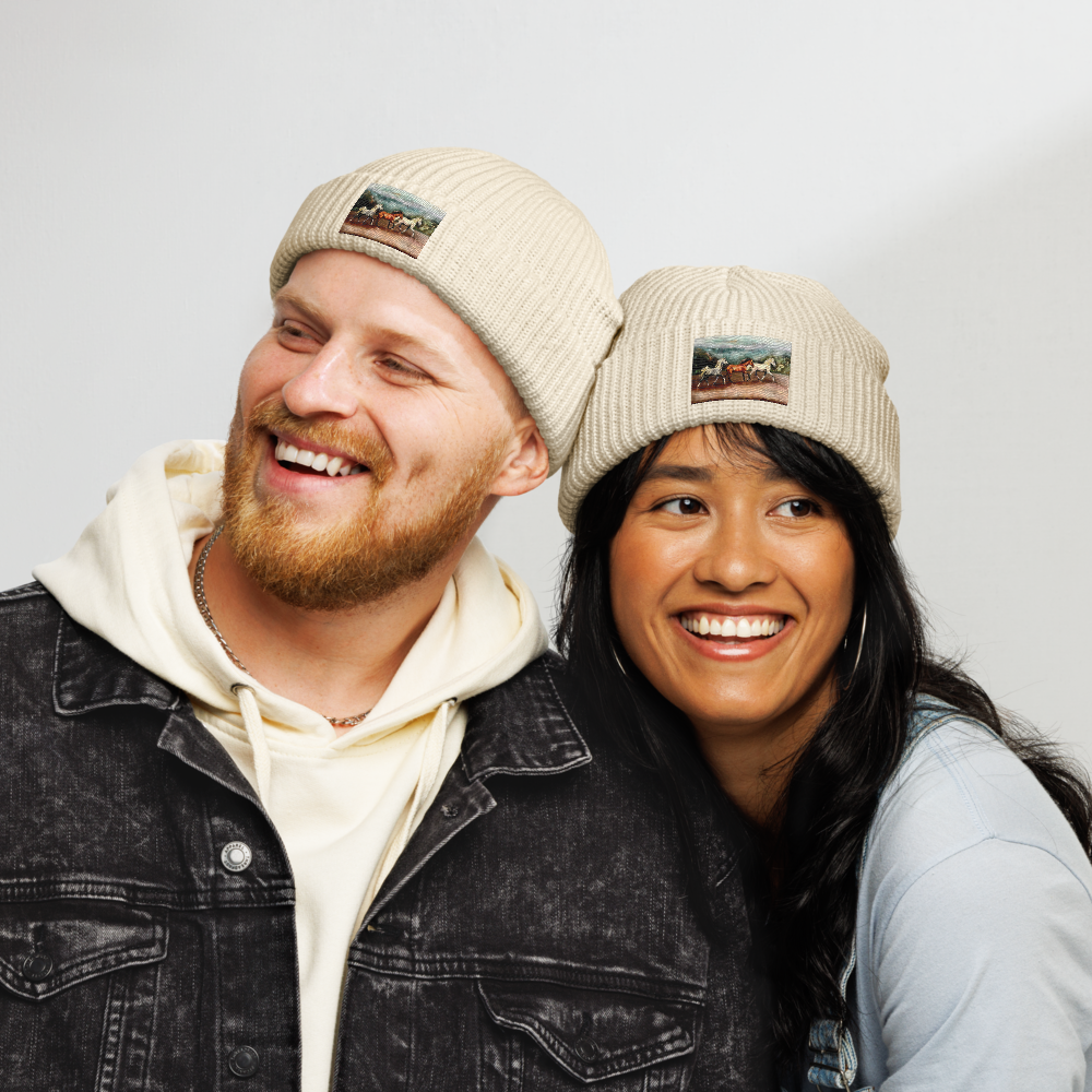 Tranquil Horizon Walk Fisherman Beanie