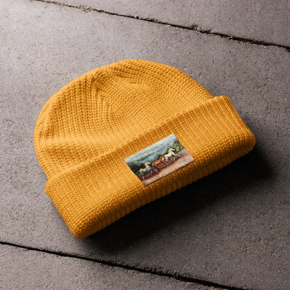 Tranquil Horizon Walk Fisherman Beanie