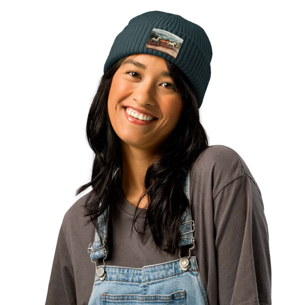 Tranquil Horizon Walk Fisherman Beanie