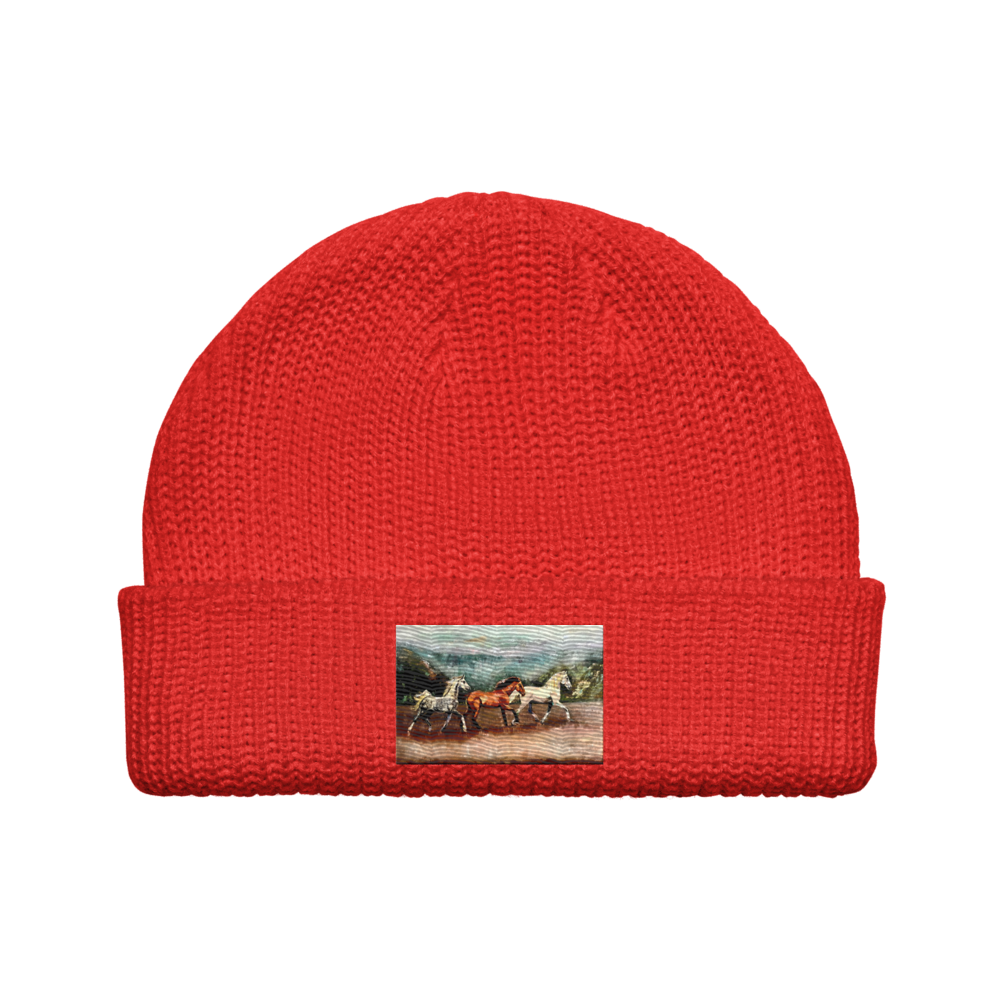 Tranquil Horizon Walk Fisherman Beanie