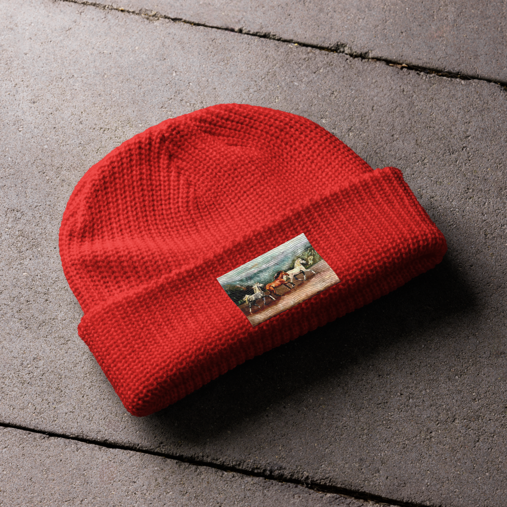 Tranquil Horizon Walk Fisherman Beanie
