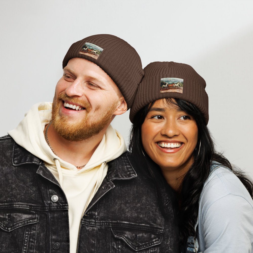 Tranquil Horizon Walk Fisherman Beanie