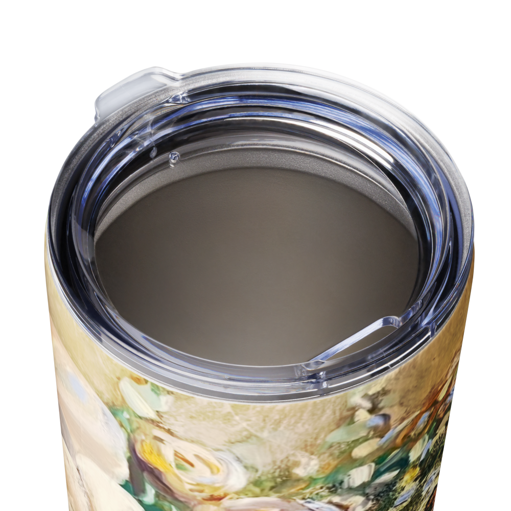 Fountain of Sweet Fragrance tapered stainless steel tumbler